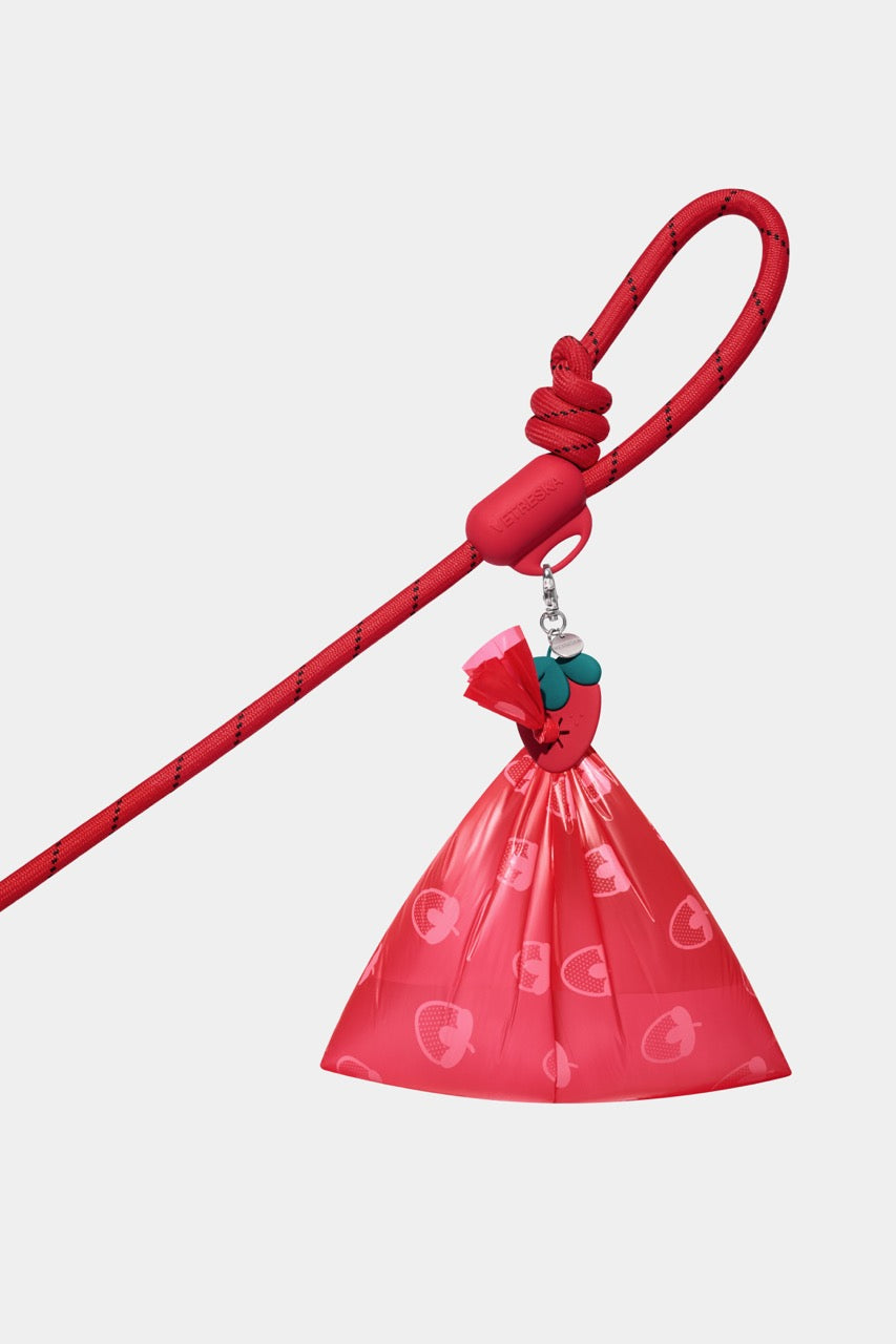 VETRESKA Connect Hands-Free Rope Leash for Pets (Strawberry)