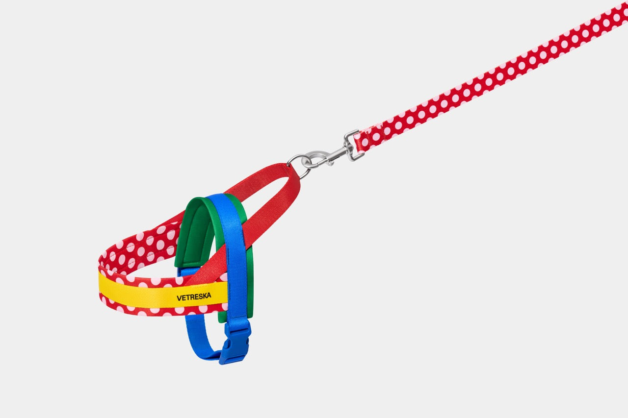 VETRESKA  Chroma Pet Harness & Leash Set-Red